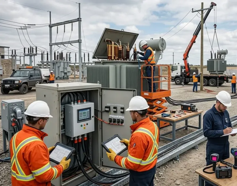 Industrial Electrical Field Services, On-site Installation and Preventive Maintenance Sri Lanka